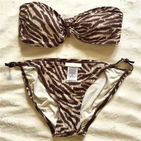 michael kors animal print bathing suit|Michael Kors bathing suits.